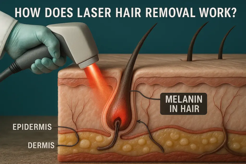 How does laser hair removal work